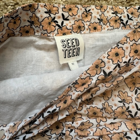 SEED TEEN - GIRLS FLORAL SKIRT AND TOP - Picture 6 of 7
